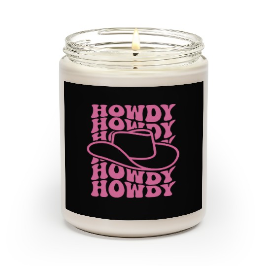 Howdy Western Rodeo Cory Southern Cowgirl Scented Candles
