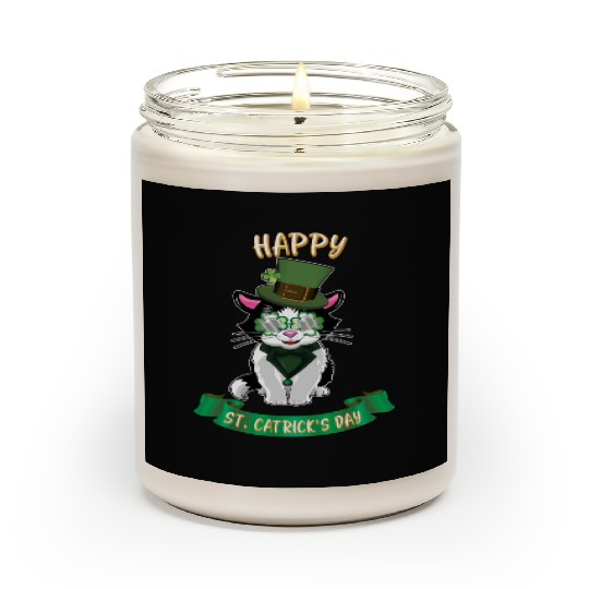 St Patric Day Saint Patric Day Cat Scented Candles