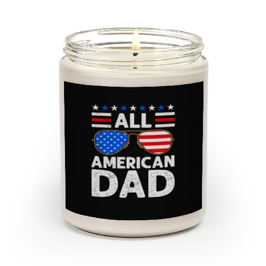 All American Dad Independence Day USA Party Scented Candles