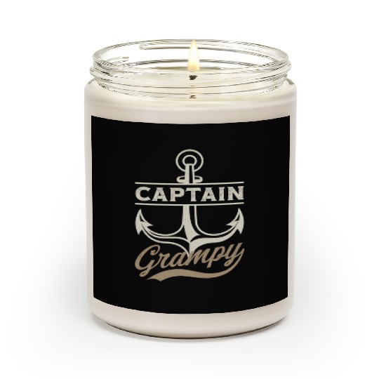 Boating Cruise Vacation Captain Grampy Scented Candles