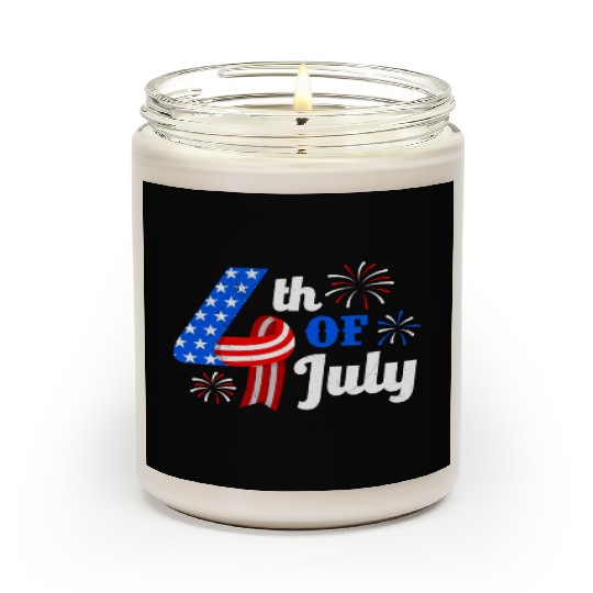 4th July Independence Day Independent America Scented Candles