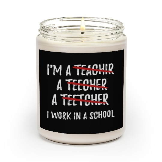 Funny Grammar S For English Teacher Back To School Scented Candles