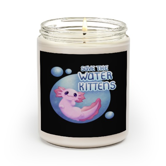 Save the Water Kittens Scented Candles