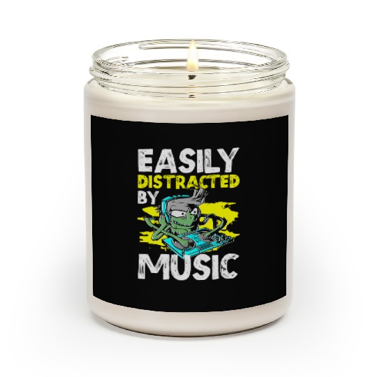 Musician Techno Melody Vinyl Scented Candles