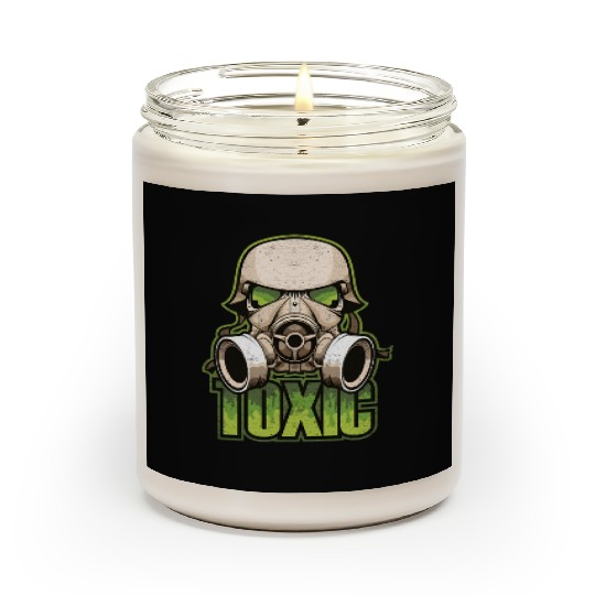 Toxic Green Military And Safety Gas Scented Candles