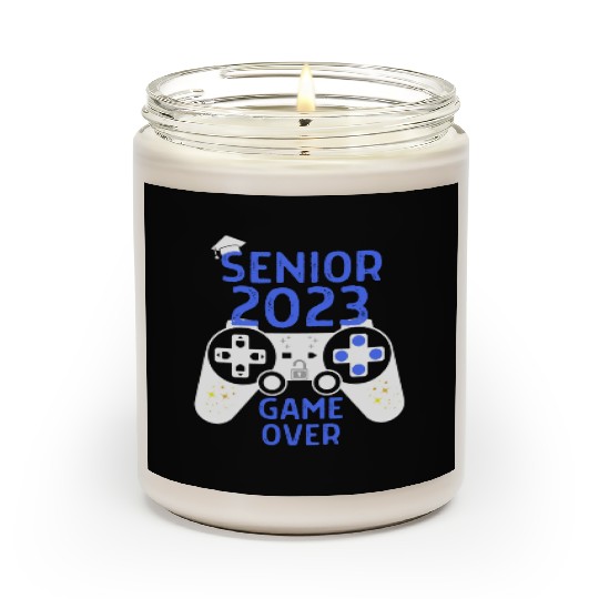 Class Of 2023 Senior Video Game Over School Gamer Scented Candles