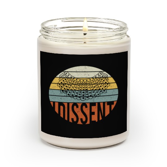 I Dissent Quote Scented Candles