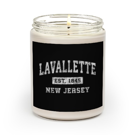 Lavallette New Jersey Nj Established Sports Scented Candles