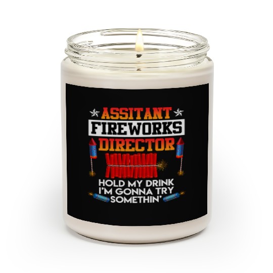 Independence Day Assistant Fireworks Director USA Scented Candles