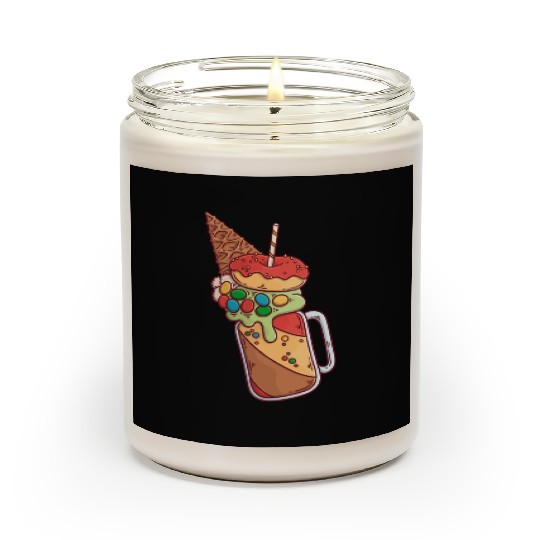 Chocolate Candy Shake Scented Candles