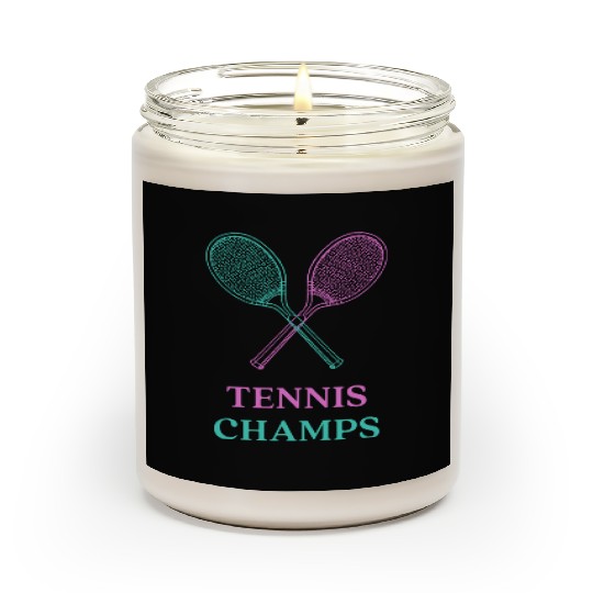 tennis club player Scented Candles