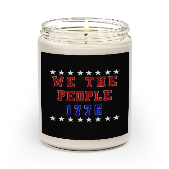 We the people 1776 Independence Day Party USA Scented Candles