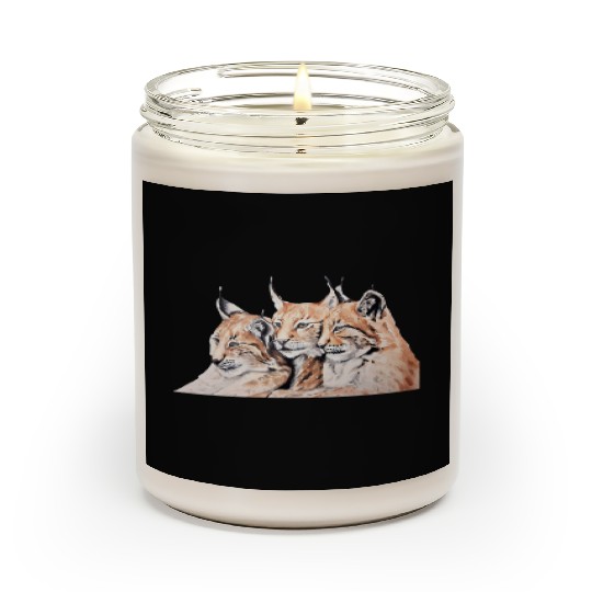 Design of lion cubs, king of the forest Scented Candles