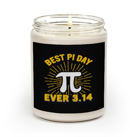 Funny Math Best Pi Day Ever 3 14 Scented Candles