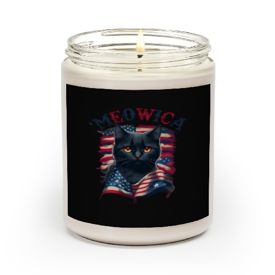 4th Of July Meowica Scented Candles