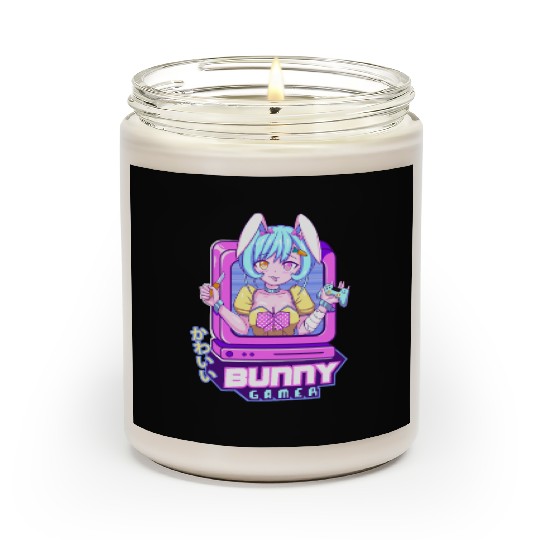 Aesthetic Menhera Anime bunny Girl Pastel Goth Scented Candles