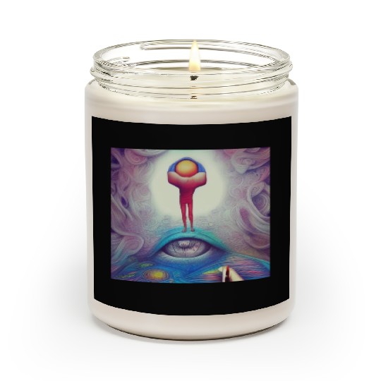 Psychedelic imagination Who am I, where am I? Scented Candles
