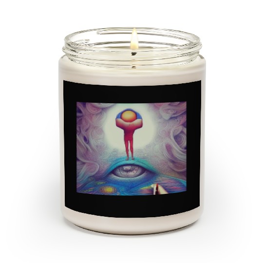 Psychedelic imagination Who am I, where am I? Scented Candles