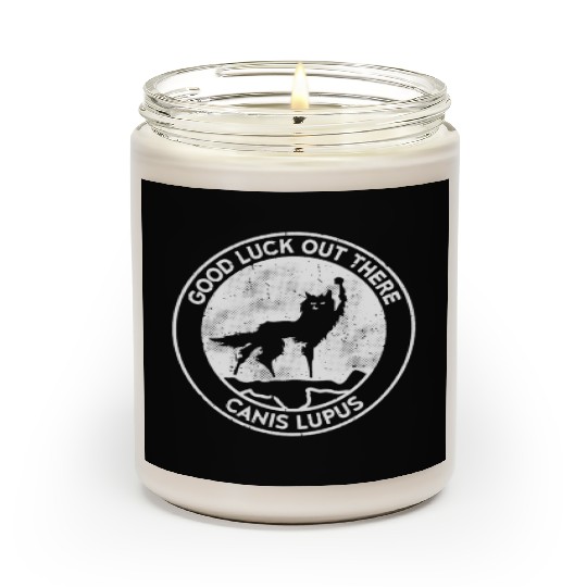 canis lupus mountain Scented Candles