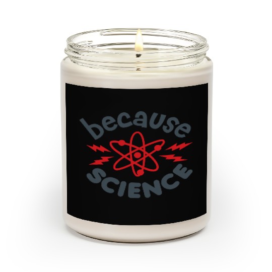 Because Science yellow Scented Candles
