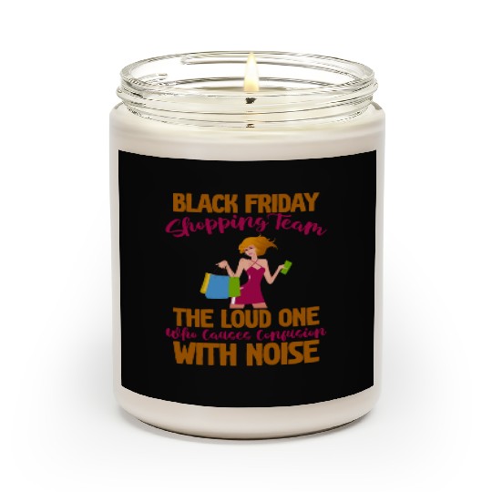 Black Friday Shopping Team 4 Scented Candles