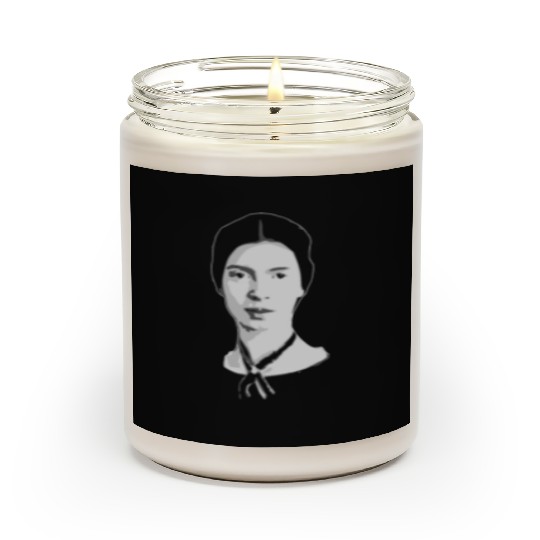 Emily Dickinson Black and White Scented Candles