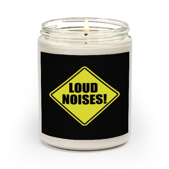 Loud Noises yellow Scented Candles
