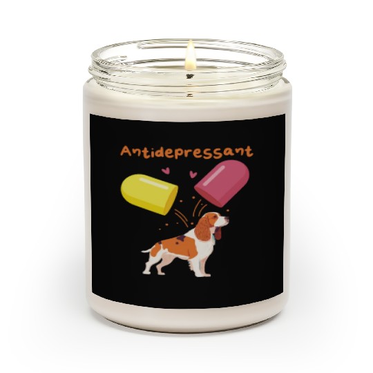 Antidepressant, Cavalier King Charles Spaniel Scented Candles