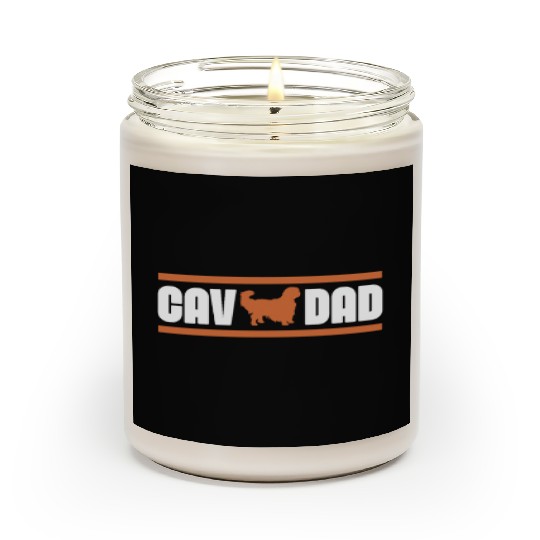 Cav Dad, Cavalier King Charles Spaniel Dad Scented Candles