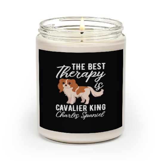 The Best Therapy Is Cavalier King Charles Spaniel Scented Candles