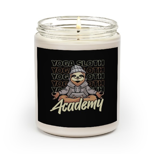 Sloth Academy Sloth Yoga Scented Candles