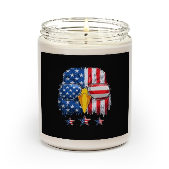 Patriots America Ealge Stars and Stripes US Pride Scented Candles