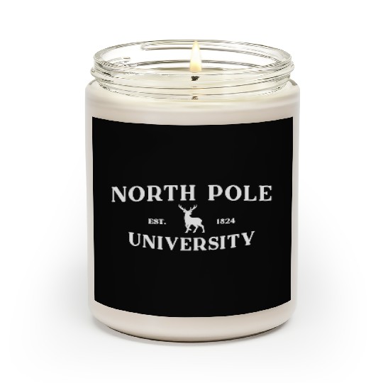 North Pole University - Reindeer - Merry Christmas Scented Candles
