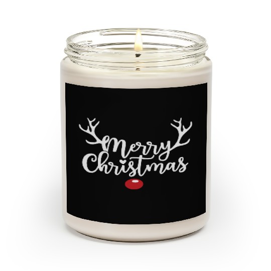 Merry Christmas - Red Nose Reindeer Scented Candles