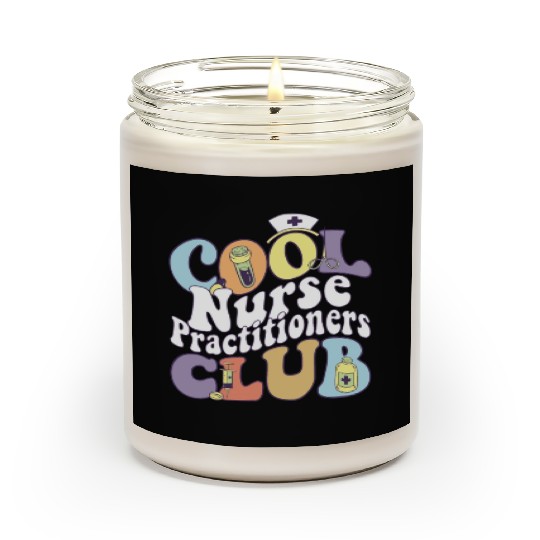 Cool Nurse Practitioners Club RN Registered Nurse Scented Candles