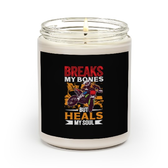 Dirt Bike Dirt Bike Riding Motocross Dirt Biking Scented Candles