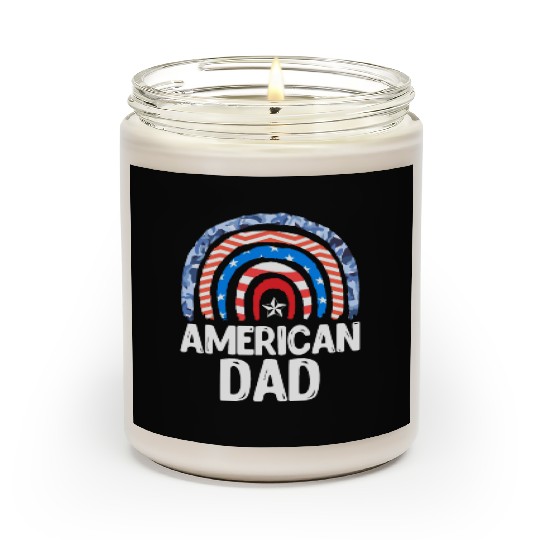 All American Dad Independence Day Party USA Father Scented Candles