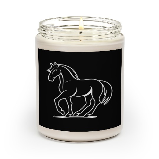 Horse Equine Pony Scented Candles