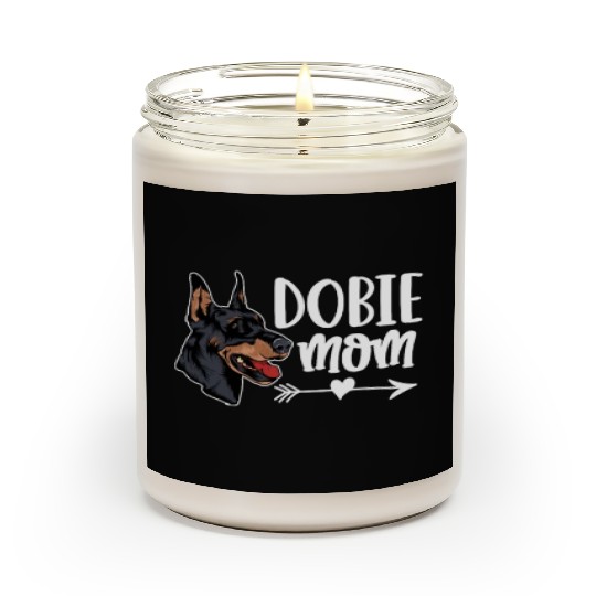 Dobie Mom Doberman Mom Scented Candles