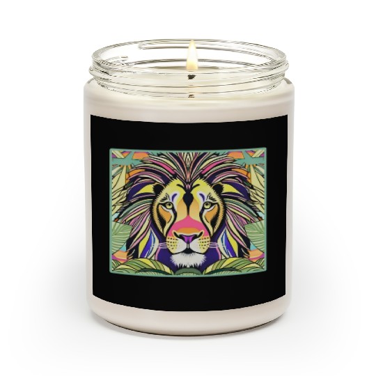 Lion in the jungle Scented Candles