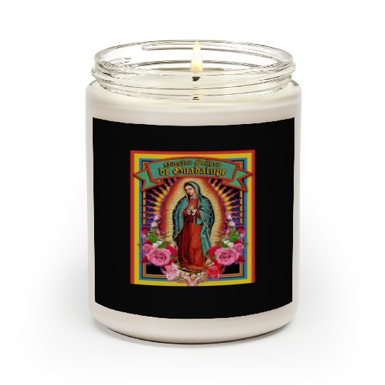 Our Lady Of Guadalupe Virgin Mary Scented Candles