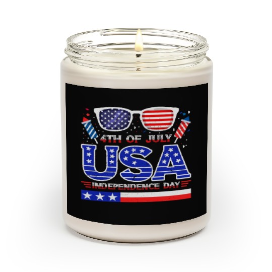 4th July USA Independence Day All American Pride Scented Candles