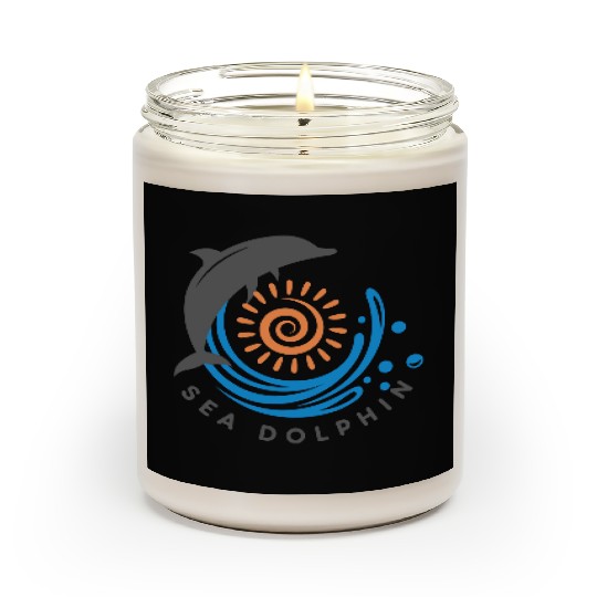 Sea dolphin Scented Candles