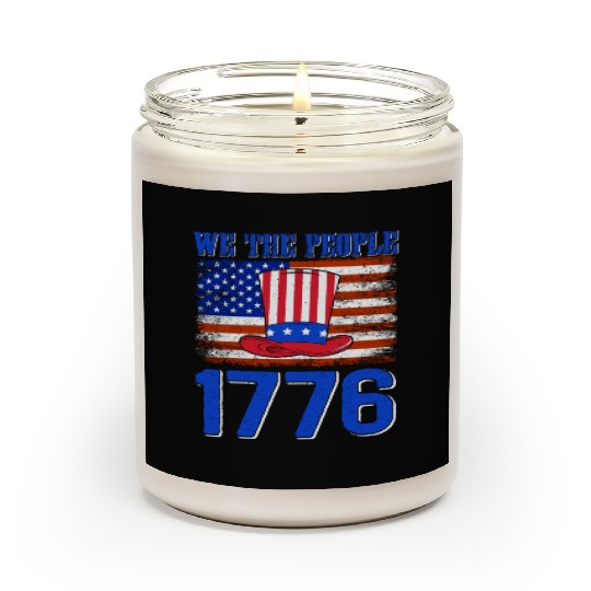 We the People 1776 Independence Day US Patriot Scented Candles