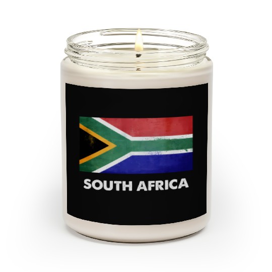 South African South Africa Flag Scented Candles