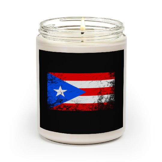 Puerto Rico National Flag Scented Candles