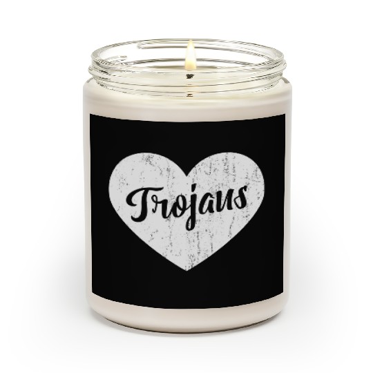 Trojans School Sports Fan Team Spirit Mascot He Scented Candles