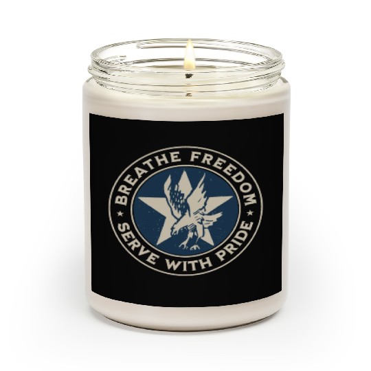 Air Force - Breathe freedom, serve with pride Scented Candles
