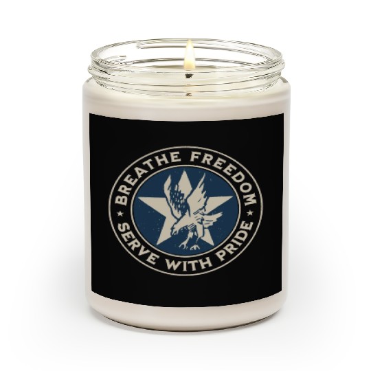 Air Force - Breathe freedom, serve with pride Scented Candles