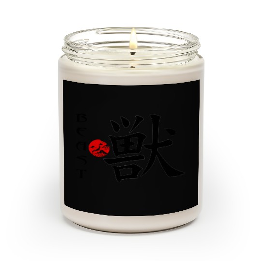 Beast Japanese Kanji stars love Scented Candles